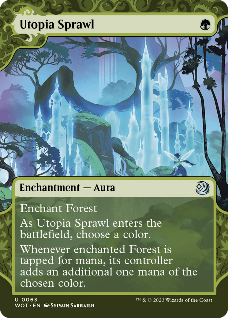 Utopia Sprawl [Wilds of Eldraine: Enchanting Tales] | Jomio and Rueliete's Cards and Comics
