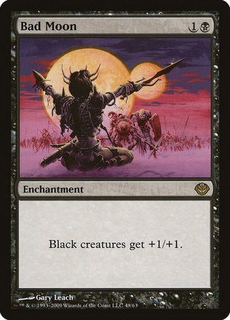 Bad Moon [Duel Decks: Garruk vs. Liliana] | Jomio and Rueliete's Cards and Comics