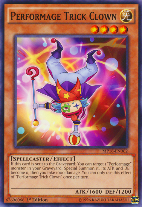 Performage Trick Clown [MP16-EN062] Common | Jomio and Rueliete's Cards and Comics
