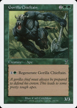 Gorilla Chieftain [Seventh Edition] | Jomio and Rueliete's Cards and Comics