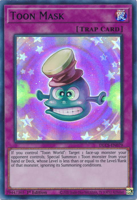 Toon Mask (Green) [DLCS-EN079] Ultra Rare | Jomio and Rueliete's Cards and Comics
