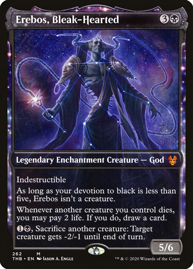 Erebos, Bleak-Hearted (Showcase) [Theros Beyond Death] | Jomio and Rueliete's Cards and Comics