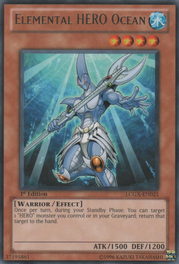 Elemental HERO Ocean [LCGX-EN025] Rare | Jomio and Rueliete's Cards and Comics
