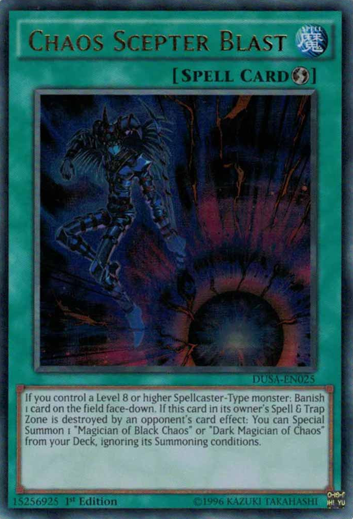 Chaos Scepter Blast [DUSA-EN025] Ultra Rare | Jomio and Rueliete's Cards and Comics