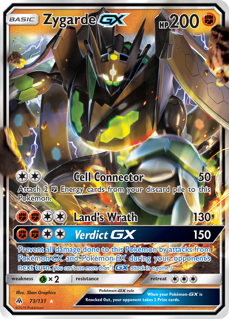 Zygarde GX (73/131) [Sun & Moon: Forbidden Light] | Jomio and Rueliete's Cards and Comics