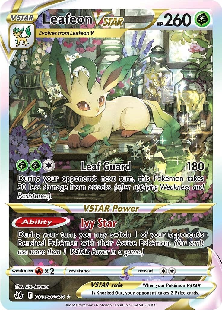 Leafeon VSTAR (GG35/GG70) [Sword & Shield: Crown Zenith] | Jomio and Rueliete's Cards and Comics
