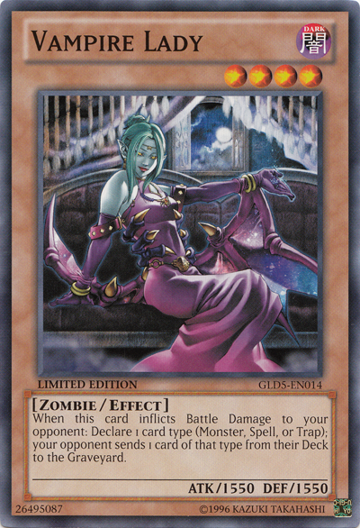 Vampire Lady [GLD5-EN014] Common | Jomio and Rueliete's Cards and Comics