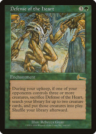 Defense of the Heart [Urza's Legacy] | Jomio and Rueliete's Cards and Comics