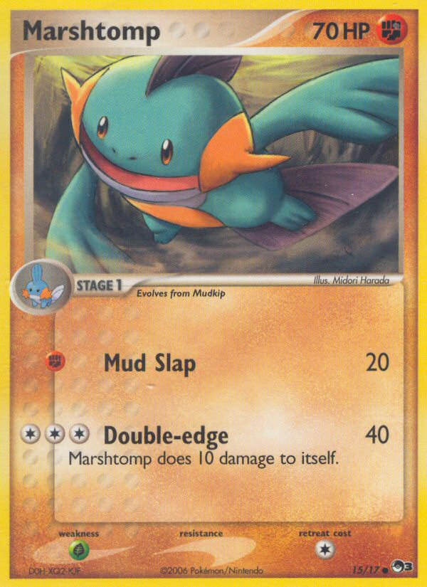 Marshtomp (15/17) [POP Series 3] | Jomio and Rueliete's Cards and Comics