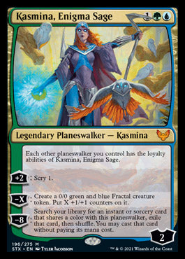 Kasmina, Enigma Sage [Strixhaven: School of Mages] | Jomio and Rueliete's Cards and Comics