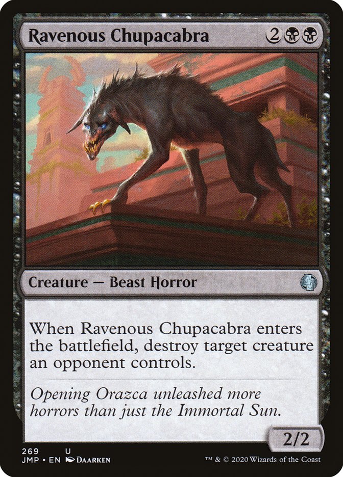 Ravenous Chupacabra [Jumpstart] | Jomio and Rueliete's Cards and Comics