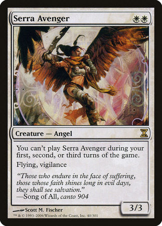 Serra Avenger [Time Spiral] | Jomio and Rueliete's Cards and Comics