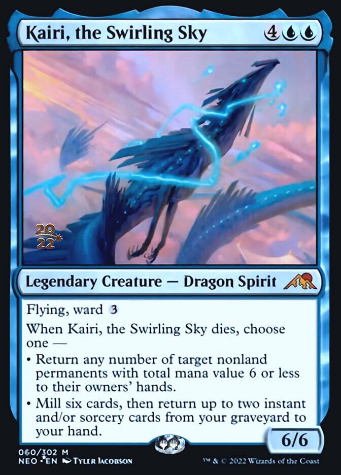 Kairi, the Swirling Sky [Kamigawa: Neon Dynasty Prerelease Promos] | Jomio and Rueliete's Cards and Comics
