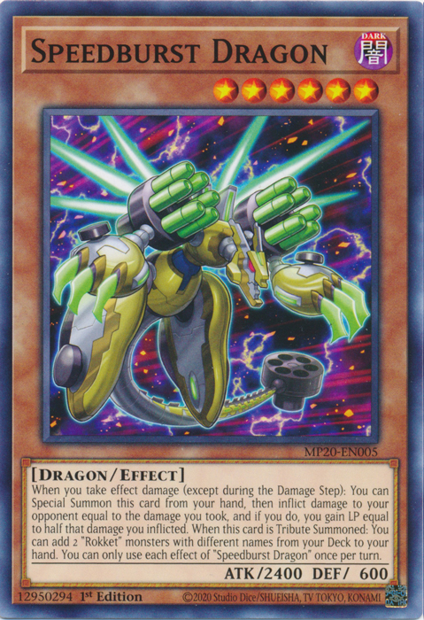 Speedburst Dragon [MP20-EN005] Common | Jomio and Rueliete's Cards and Comics