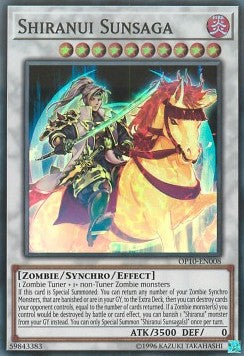 Shiranui Sunsaga [OP10-EN008] Super Rare | Jomio and Rueliete's Cards and Comics