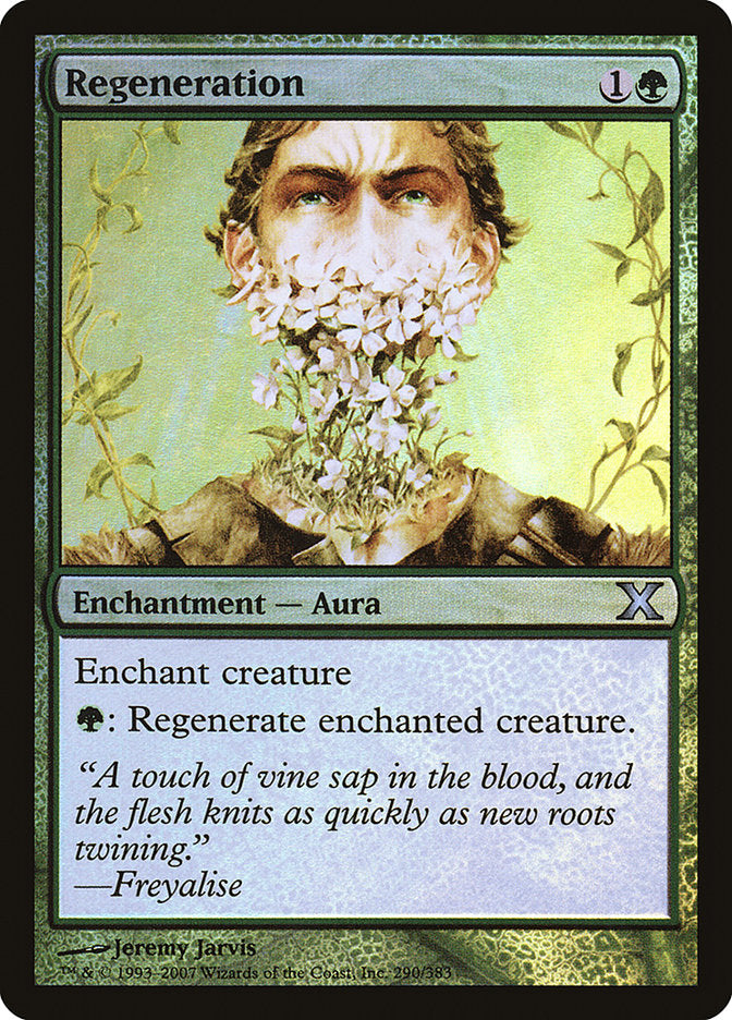 Regeneration (Premium Foil) [Tenth Edition] | Jomio and Rueliete's Cards and Comics