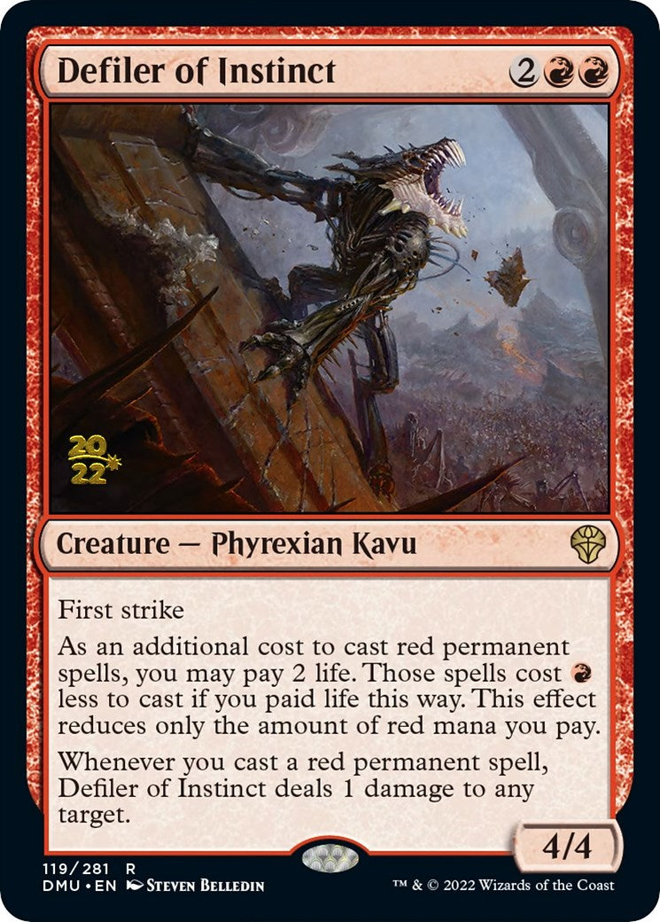 Defiler of Instinct [Dominaria United Prerelease Promos] | Jomio and Rueliete's Cards and Comics