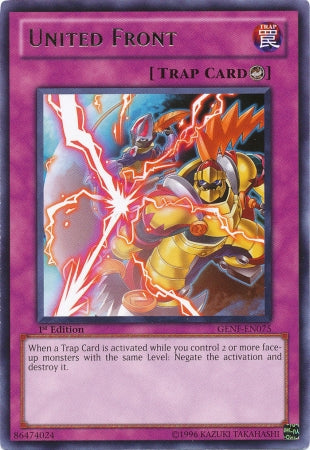 United Front [GENF-EN075] Rare | Jomio and Rueliete's Cards and Comics