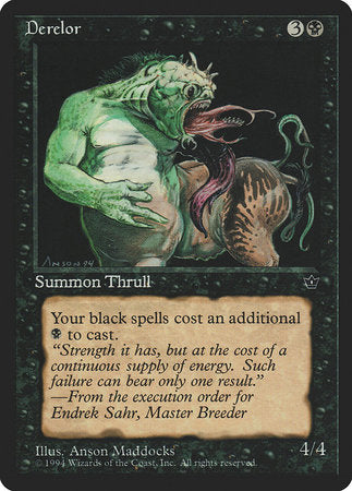 Derelor [Fallen Empires] | Jomio and Rueliete's Cards and Comics