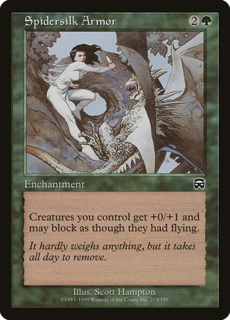 Spidersilk Armor [Mercadian Masques] | Jomio and Rueliete's Cards and Comics