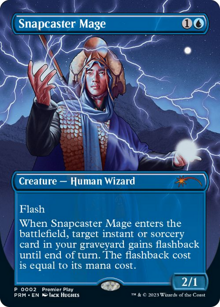 Snapcaster Mage (Borderless Alternate Art) [Regional Championship Qualifiers 2023] | Jomio and Rueliete's Cards and Comics