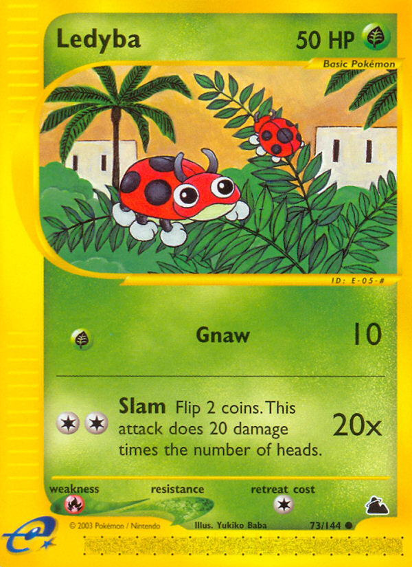 Ledyba (73/144) [Skyridge] | Jomio and Rueliete's Cards and Comics