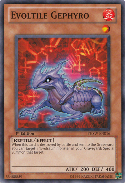 Evoltile Gephyro [PHSW-EN016] Common | Jomio and Rueliete's Cards and Comics