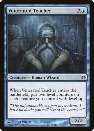 Venerated Teacher [Rise of the Eldrazi] | Jomio and Rueliete's Cards and Comics