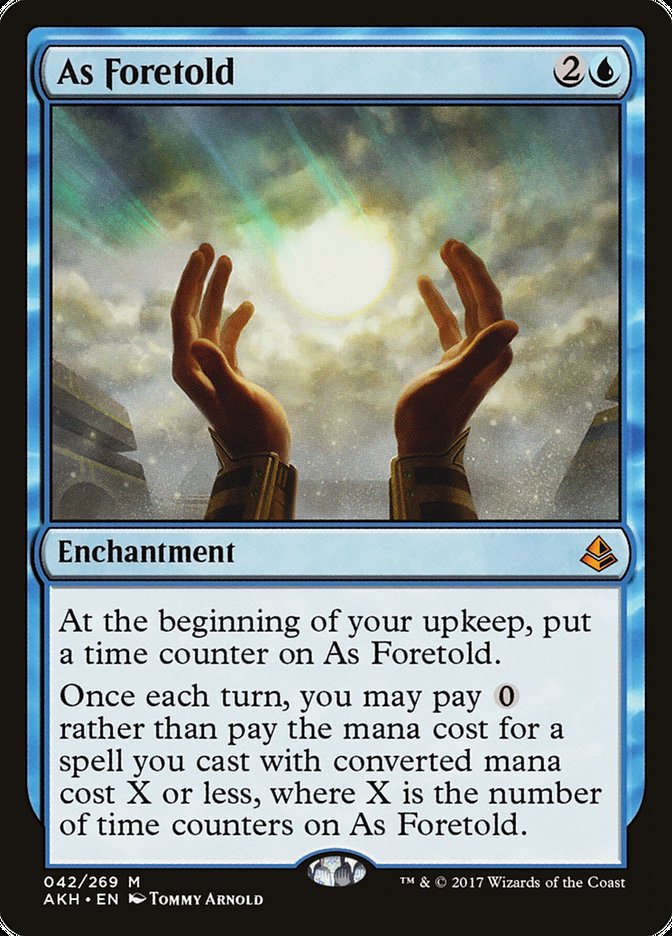 As Foretold [Amonkhet] | Jomio and Rueliete's Cards and Comics