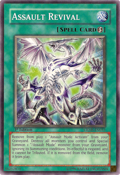 Assault Revival [CRMS-EN053] Common | Jomio and Rueliete's Cards and Comics