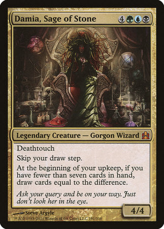Damia, Sage of Stone [Commander 2011] | Jomio and Rueliete's Cards and Comics