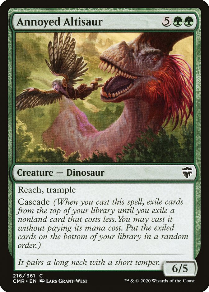 Annoyed Altisaur [Commander Legends] | Jomio and Rueliete's Cards and Comics