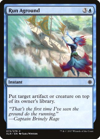 Run Aground [Ixalan] | Jomio and Rueliete's Cards and Comics