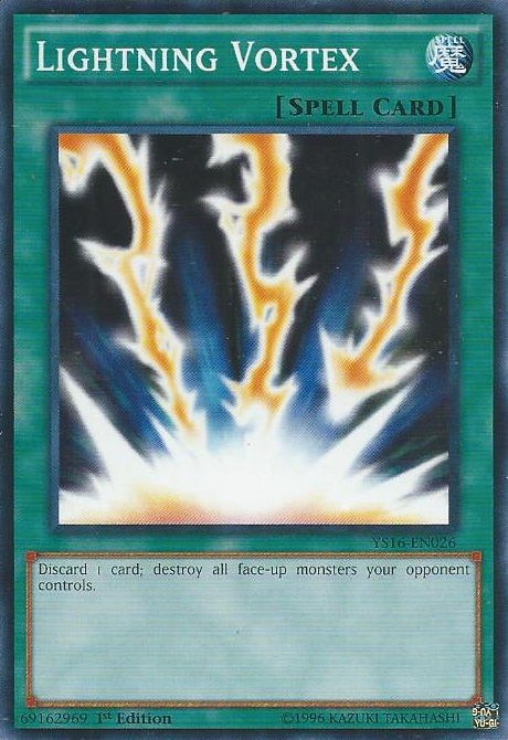 Lightning Vortex [YS16-EN026] Common | Jomio and Rueliete's Cards and Comics