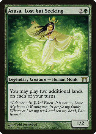 Azusa, Lost but Seeking [Champions of Kamigawa] | Jomio and Rueliete's Cards and Comics