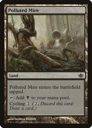 Polluted Mire [Duel Decks: Garruk vs. Liliana] | Jomio and Rueliete's Cards and Comics