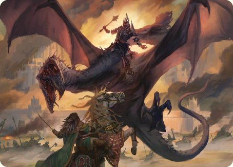 Witch-king, Bringer of Ruin Art Card [The Lord of the Rings: Tales of Middle-earth Art Series] | Jomio and Rueliete's Cards and Comics