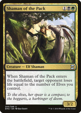 Shaman of the Pack [Eternal Masters] | Jomio and Rueliete's Cards and Comics