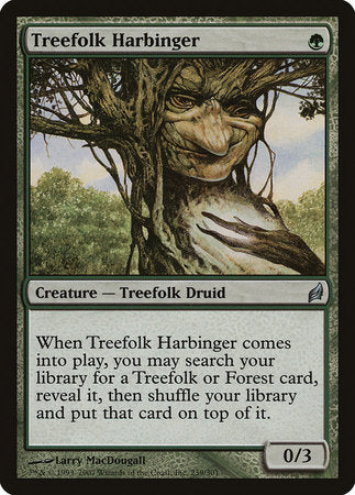 Treefolk Harbinger [Lorwyn] | Jomio and Rueliete's Cards and Comics