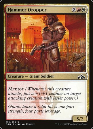 Hammer Dropper [Guilds of Ravnica] | Jomio and Rueliete's Cards and Comics