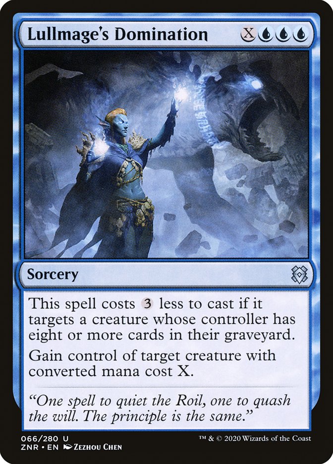 Lullmage's Domination [Zendikar Rising] | Jomio and Rueliete's Cards and Comics