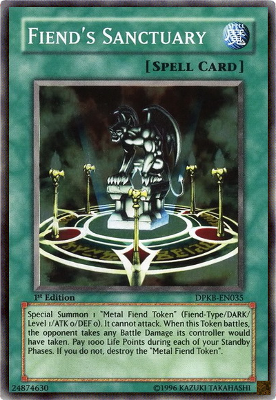 Fiend's Sanctuary [DPKB-EN035] Super Rare | Jomio and Rueliete's Cards and Comics
