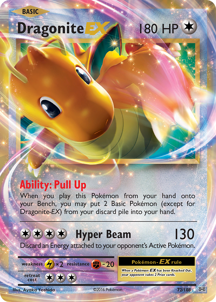 Dragonite EX (72/108) [XY: Evolutions] | Jomio and Rueliete's Cards and Comics