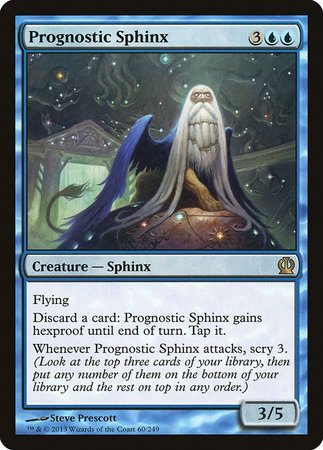 Prognostic Sphinx [Theros] | Jomio and Rueliete's Cards and Comics