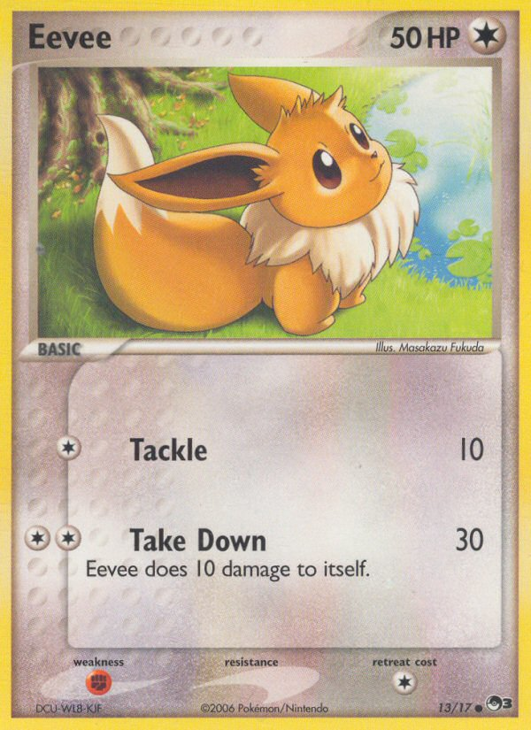 Eevee (13/17) [POP Series 3] | Jomio and Rueliete's Cards and Comics