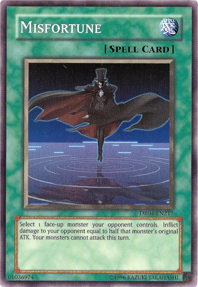 Misfortune [DR04-EN217] Common | Jomio and Rueliete's Cards and Comics