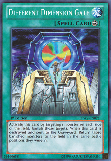 Different Dimension Gate [BPW2-EN071] Super Rare | Jomio and Rueliete's Cards and Comics