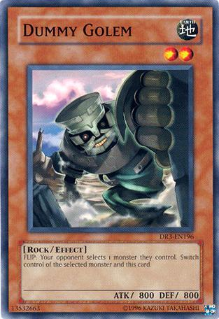 Dummy Golem [DR3-EN196] Common | Jomio and Rueliete's Cards and Comics