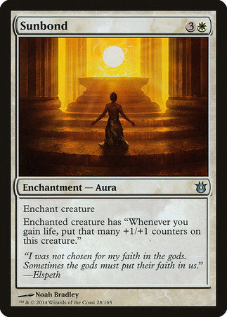 Sunbond [Born of the Gods] | Jomio and Rueliete's Cards and Comics