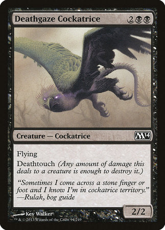 Deathgaze Cockatrice [Magic 2014] | Jomio and Rueliete's Cards and Comics